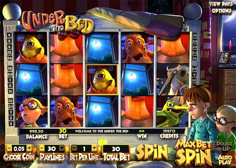 Under The Bed Review & Ratings 2024 Bonus & RTP