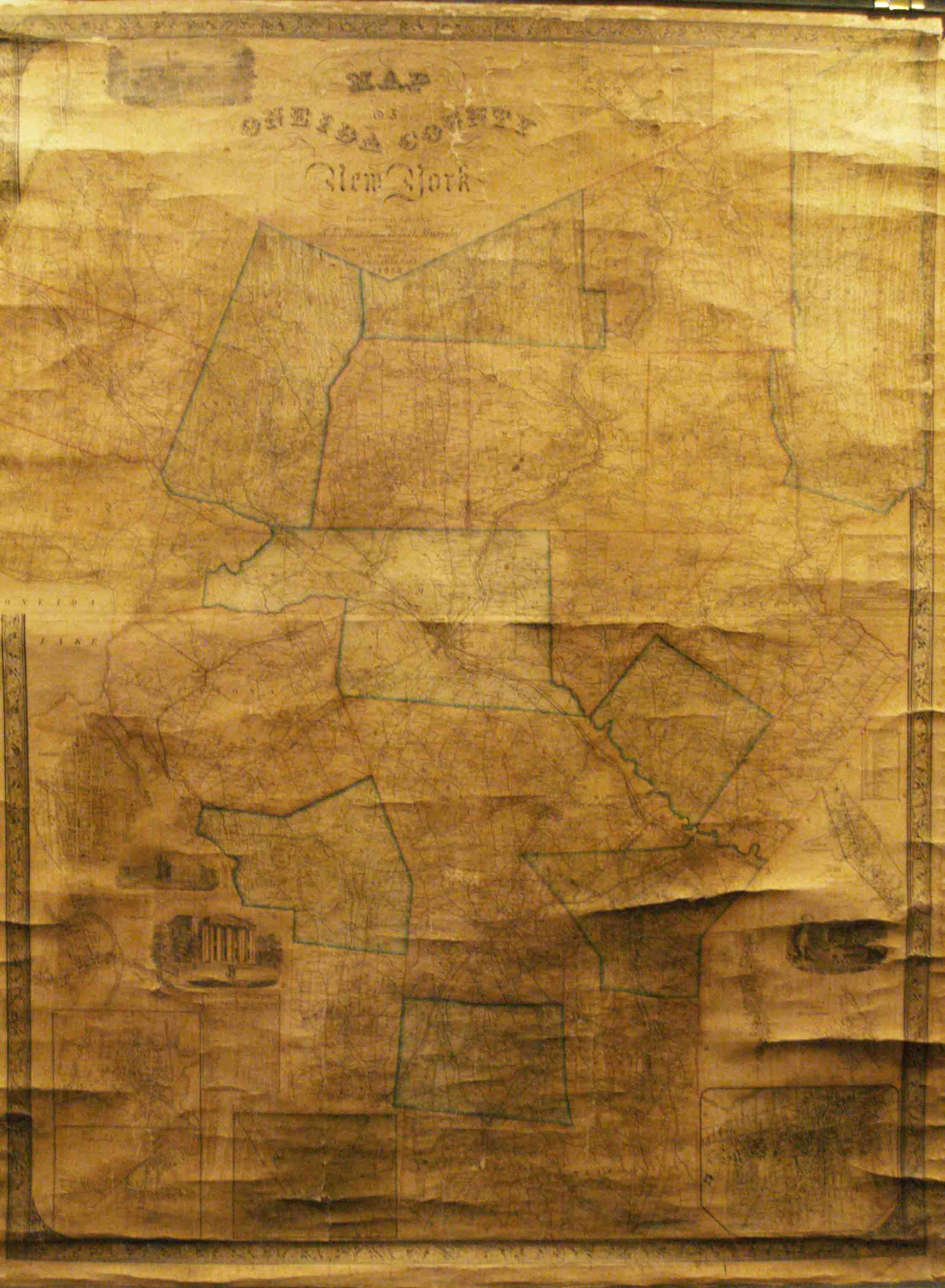 Map Of Oneida County New York