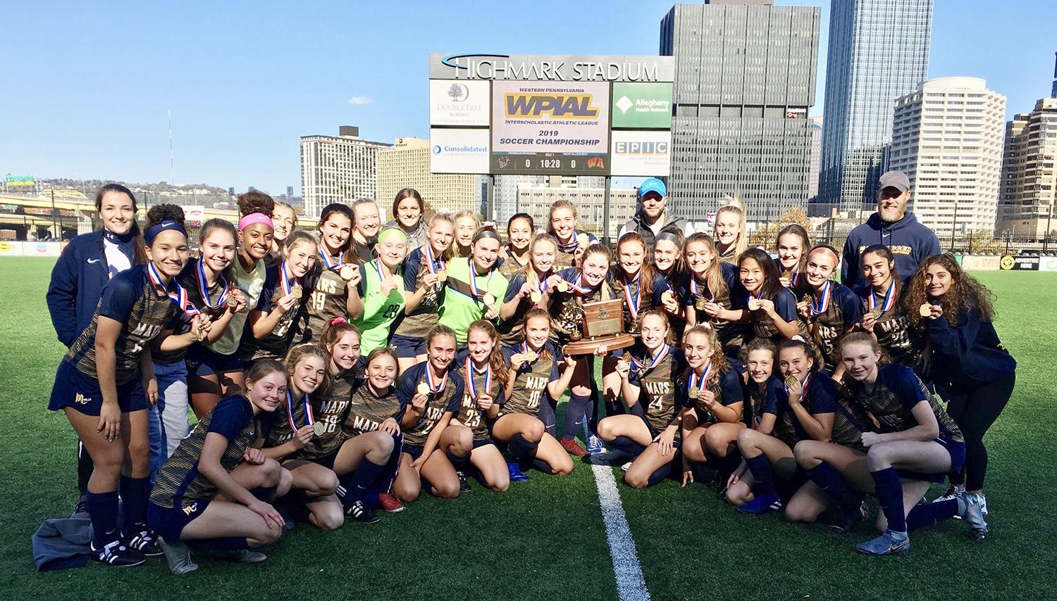 Girls Soccer Team Wins State Championship Mars Area High School