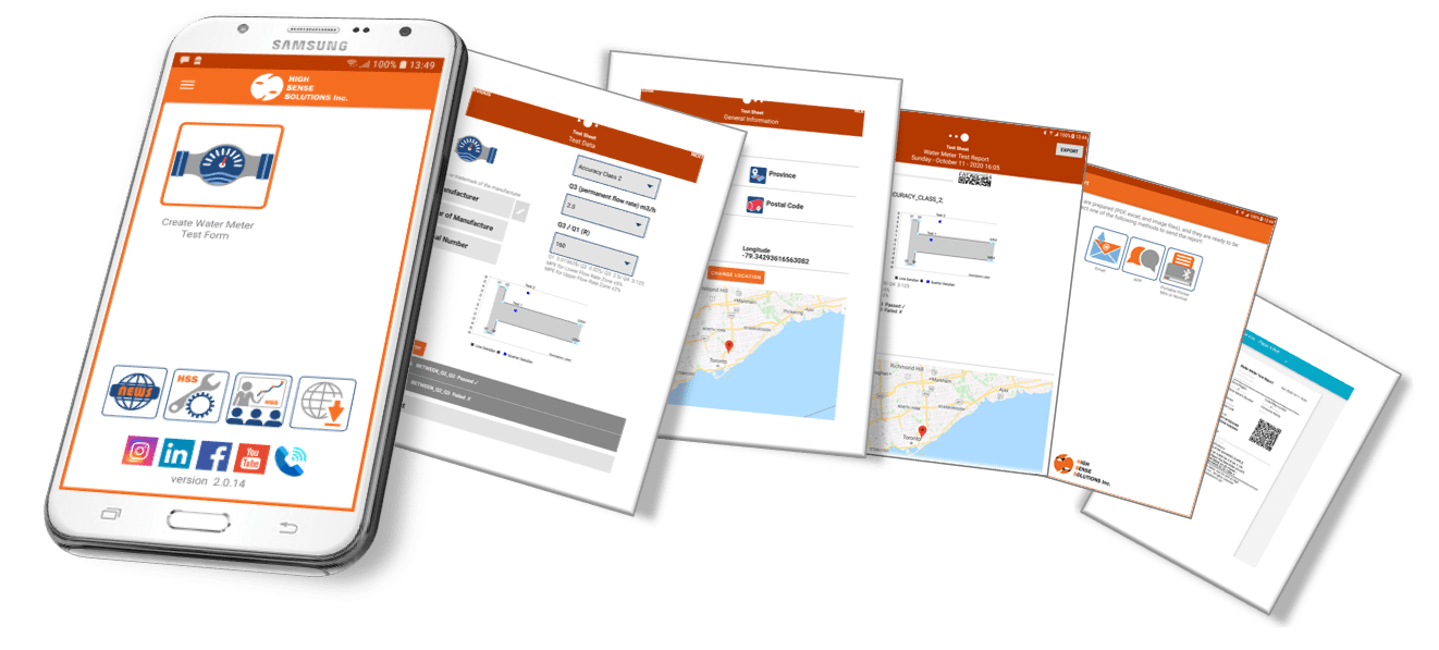 HSS Water Meter Test Kit APP High Sense Solutions Inc.