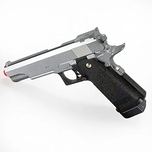 BBTac Airsoft Pistol 1911 G6 Airsoft Gun Spring Powered 300 FPS, Metal