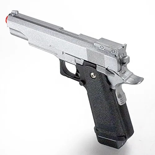 BBTac Airsoft Pistol 1911 G6 Airsoft Gun Spring Powered 300 FPS, Metal
