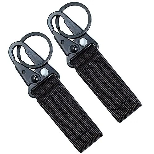 Fairwin Tactical Gear Clip, Nylon Key Ring Holder or Tactical Belt Keepers Military Utility