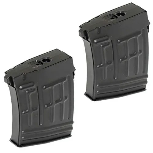 Airsoft Parts CYMA 2pcs 80rd Metal Mag MidCap Magazine for RS CYMA SVD