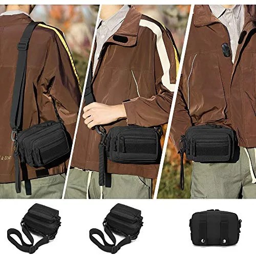 Huntvp Tactical Utility MOLLE Pouch Outdoor Casual Messenger Bag