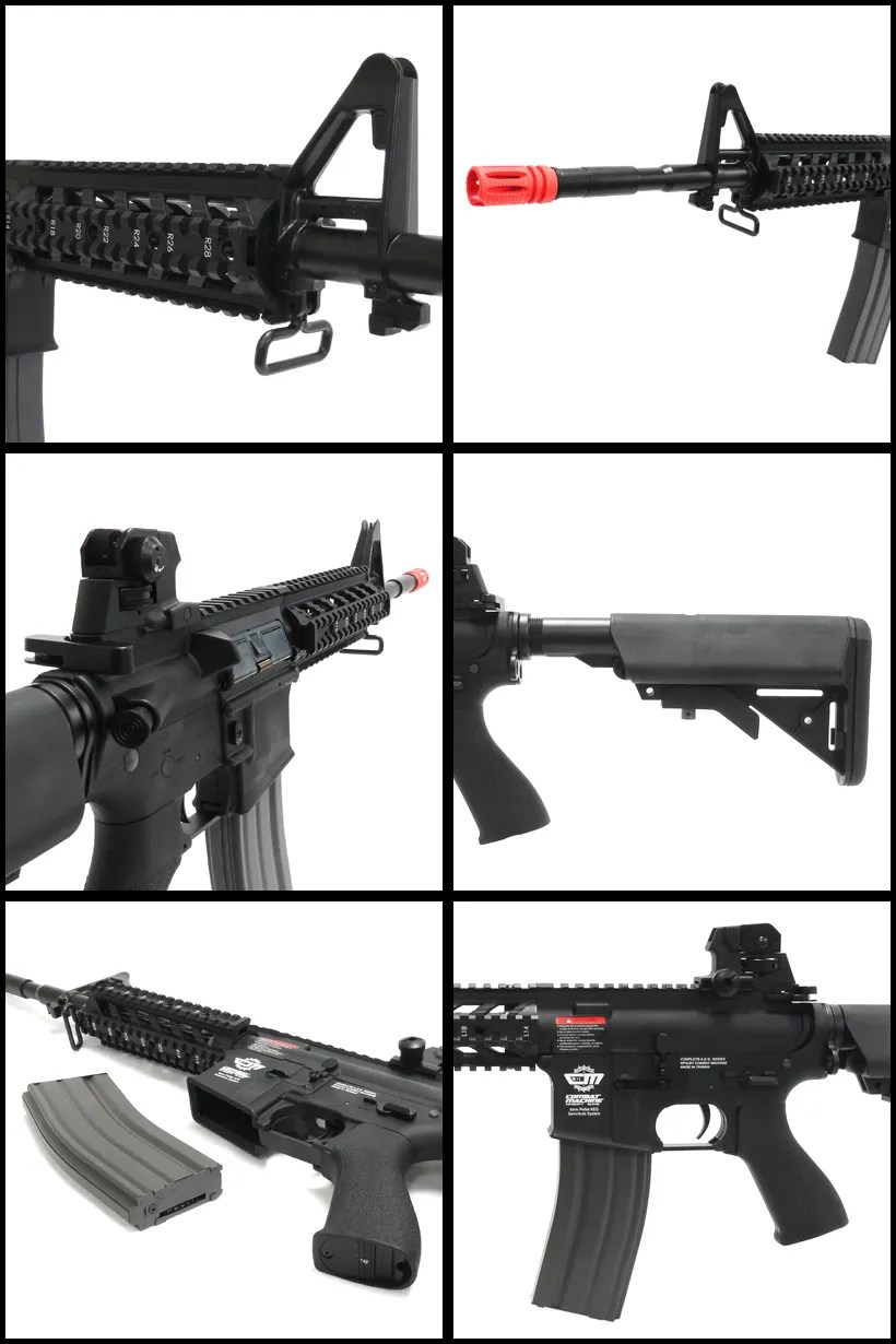 G&G Combat Machine M16 Raider Long Rifle FPS420 Electric Airsoft Gun High Speed BBs