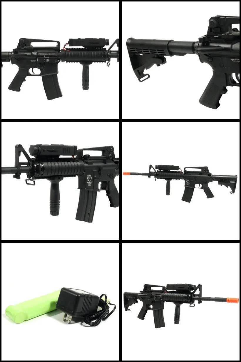 Refurbished Electric Javelin Airsoft Works M4A1 RIS AEG Rifle FPS450