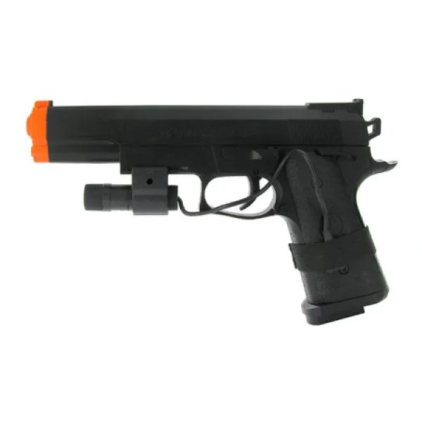 Spring 1911 Government Pistol FPS200 Laser Airsoft Gun High Speed BBs