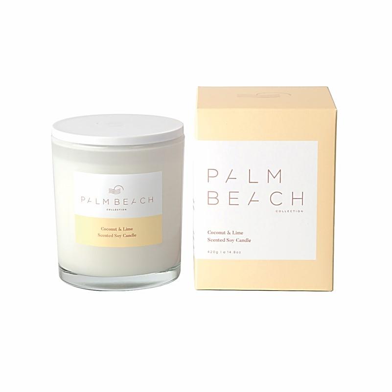 Palm Beach Coconut & Lime Standard Candle High Street Trading Co.
