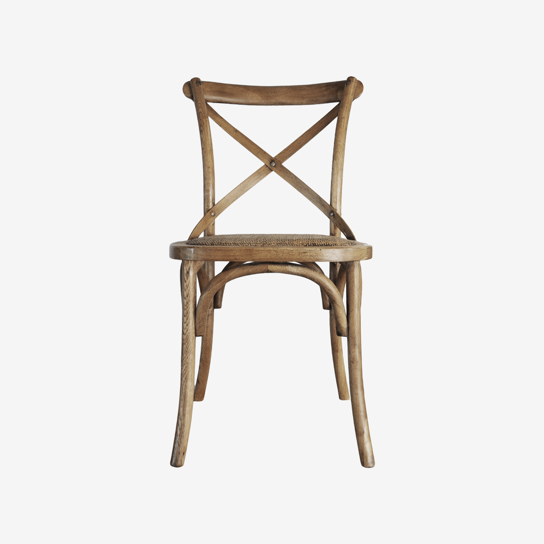 Cross Back Dining Chair Natural High Street Trading Co.