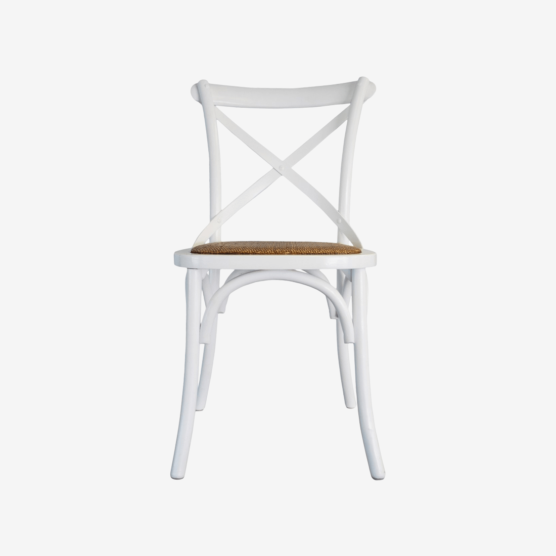 Cross Back Dining Chair White High Street Trading Co.