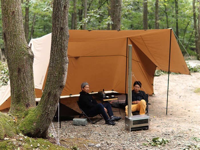 Dod ヌノイチ は切れ目のアイデアが秀逸 布一枚で変幻自在 野営スタイルにピッタリ ｈｉｇｈ ｃａｍｐ