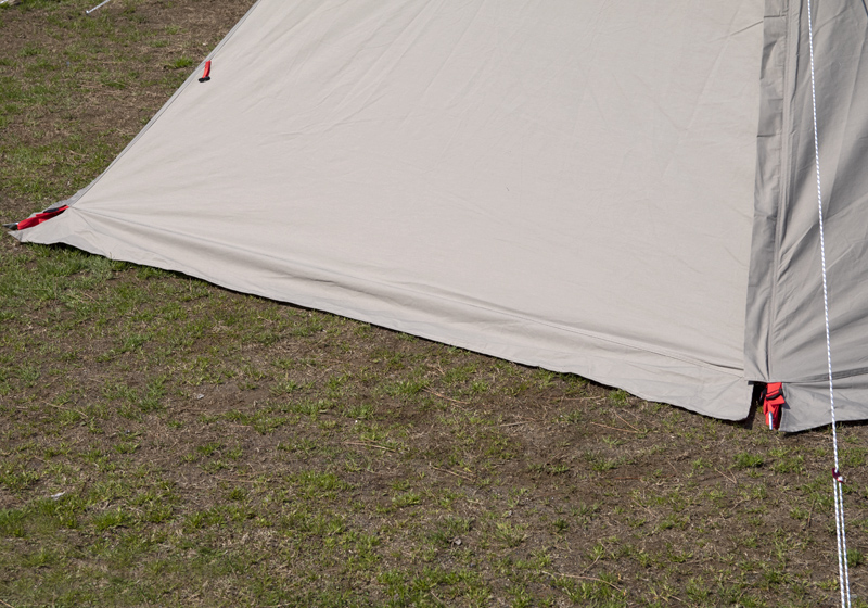 コスパ抜群】FIELDOOR(フィールドア)TC素材の『ワンポールテントT/C