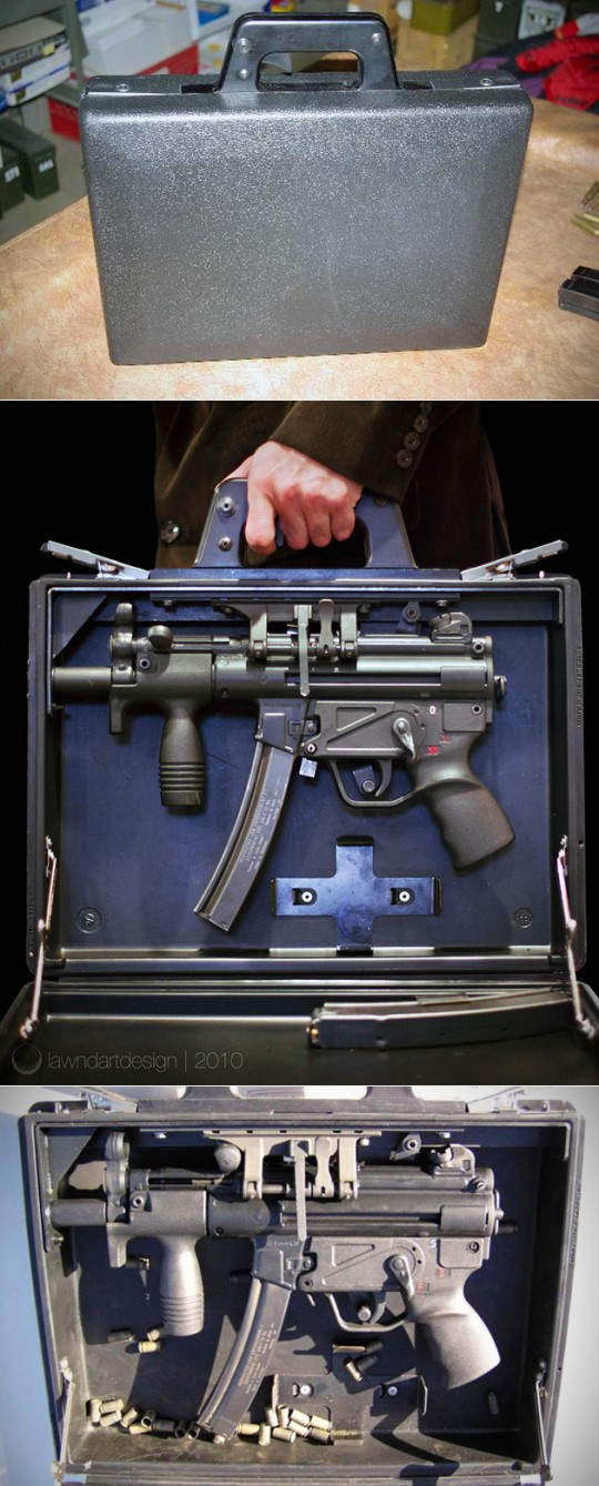 Briefcase a Submachine Gun HIGH T3CH