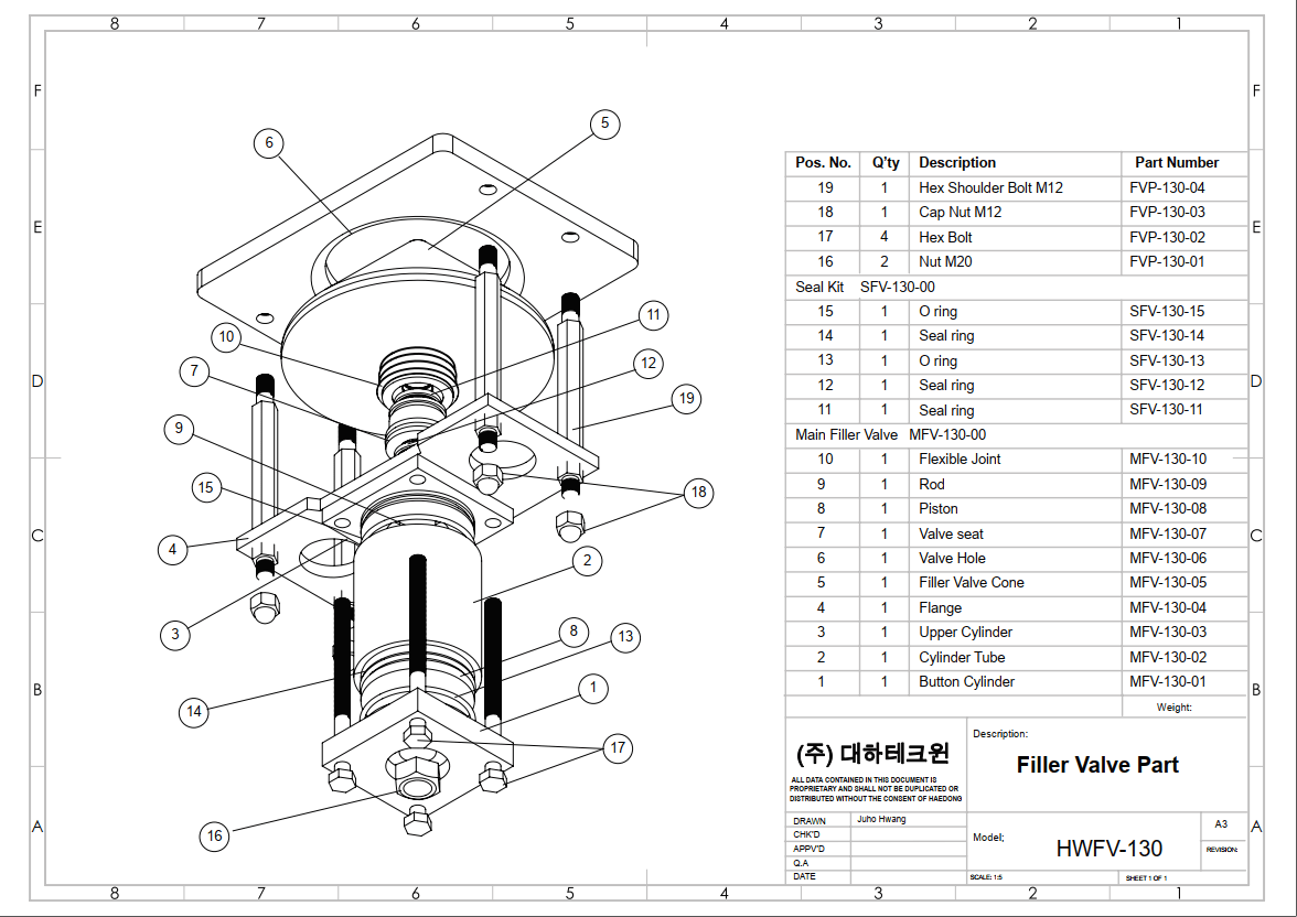 Seal Kit (Filler Valve) SFV13000 hightechvina