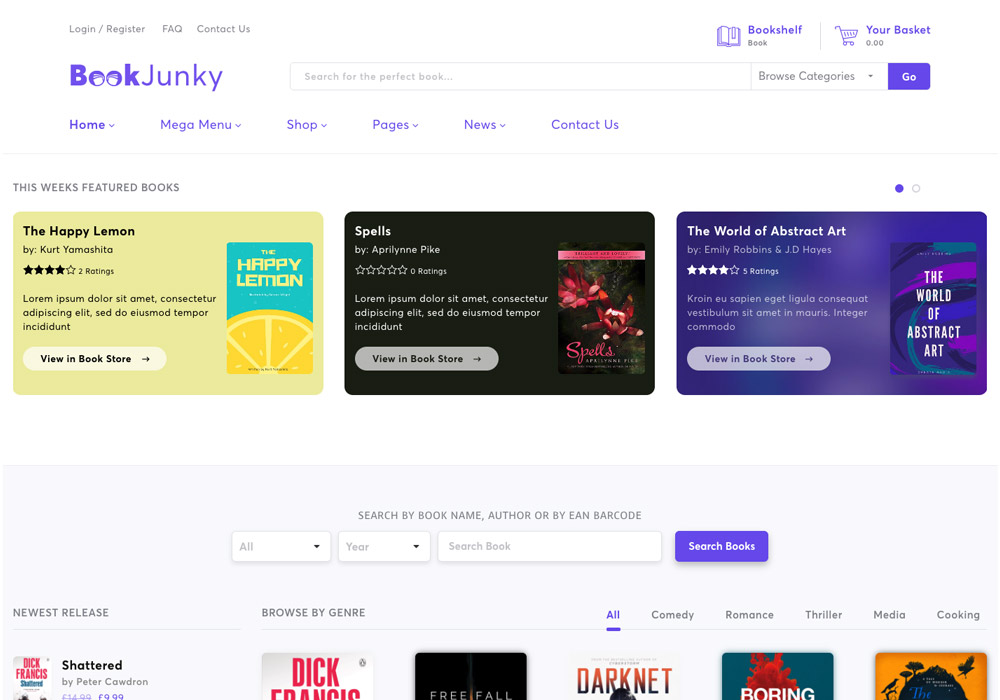 Sell Books Online using these 7 best Bookstore WordPress themes