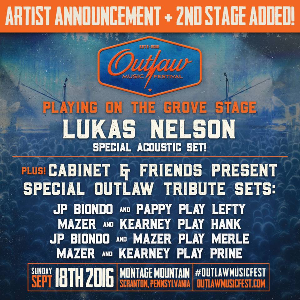 OUTLAW MUSIC FESTIVAL SCHEDULE, TICKET INFO FOR WILLIE NELSON, NEIL