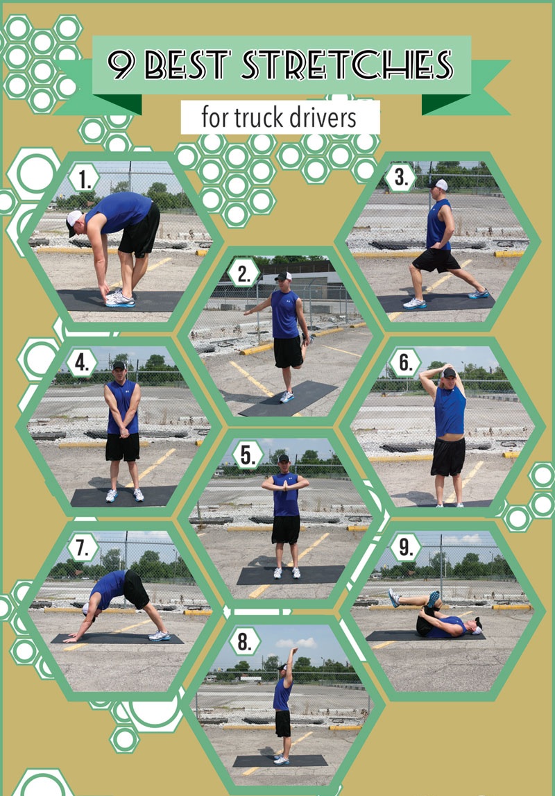 The 9 Best Stretches for Truck Drivers