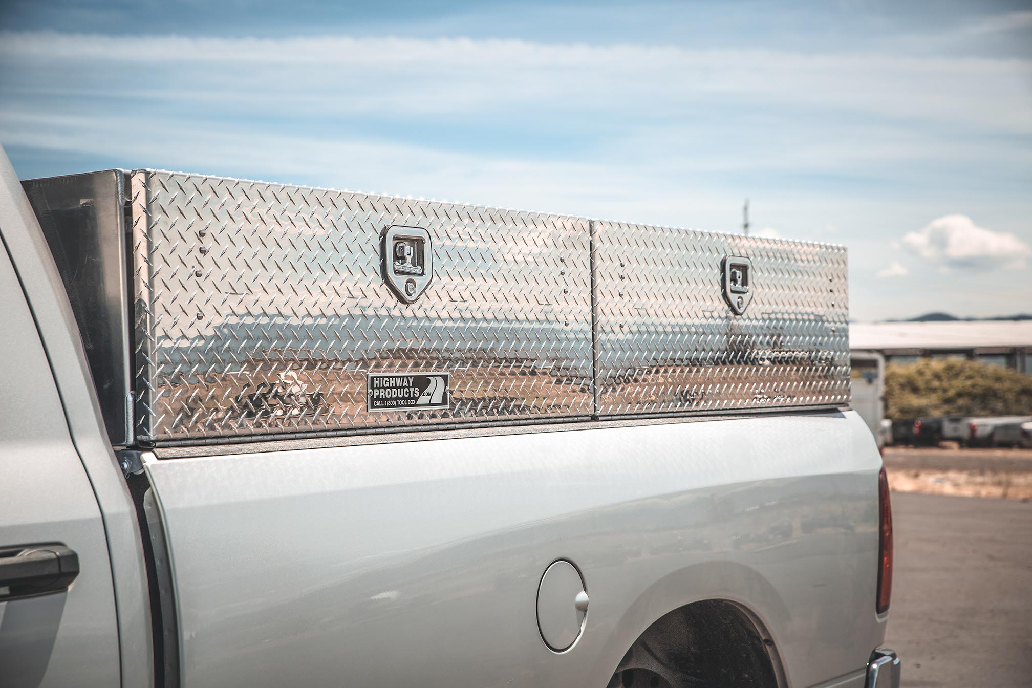 Heavy Duty Aluminum Toolboxes for Pickup Truck High side truck tool