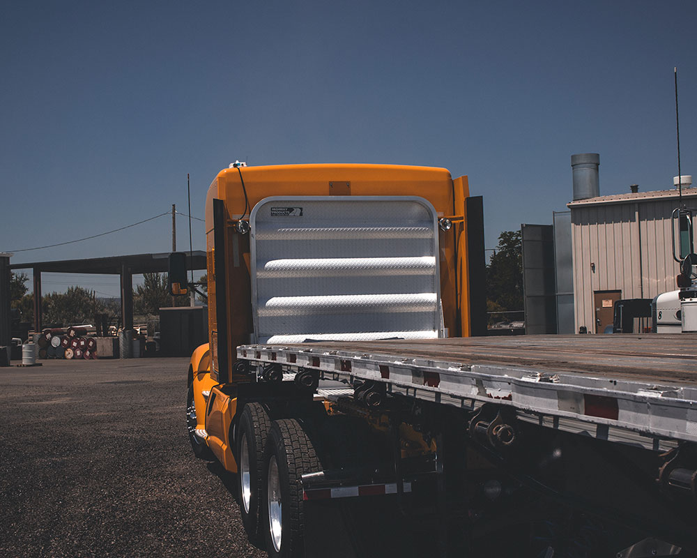 Custom Semi Headache Rack Custom Semi Accessories Highway Products Inc.