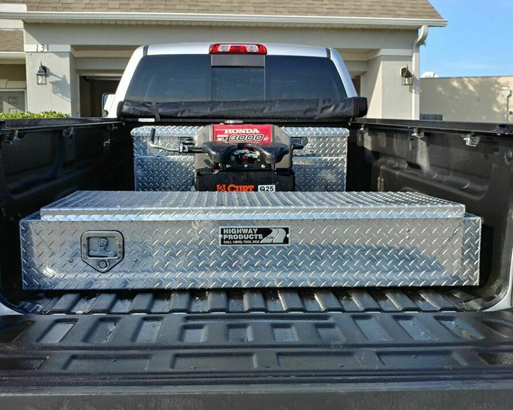 Heavy Duty Aluminum Toolboxes for Pickup Truck High side truck tool box, Low side box, Low