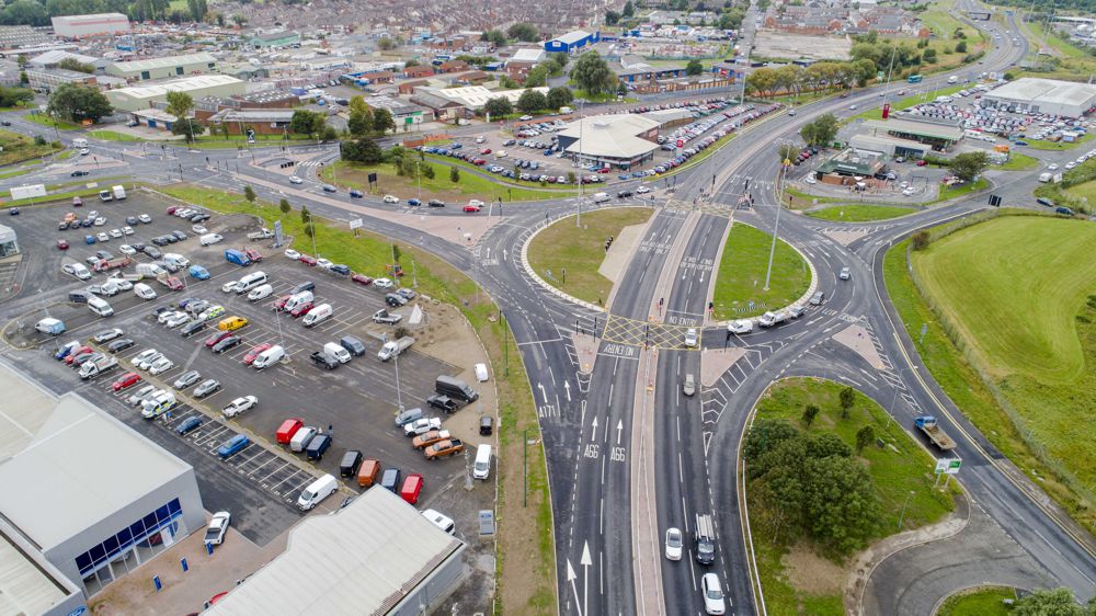 Middlesbrough Council completes the A66 throughabout Highways Today