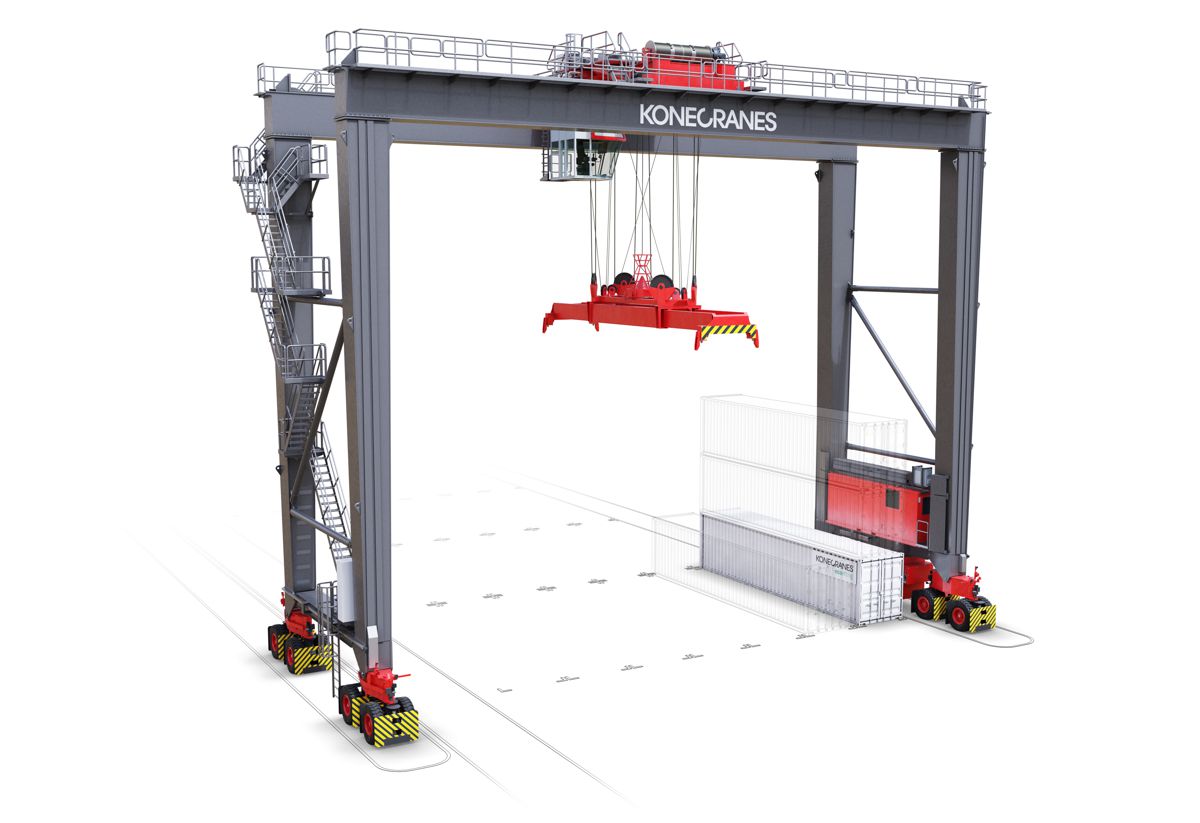 Konecranes Container Handling Machines go Electric Highways Today