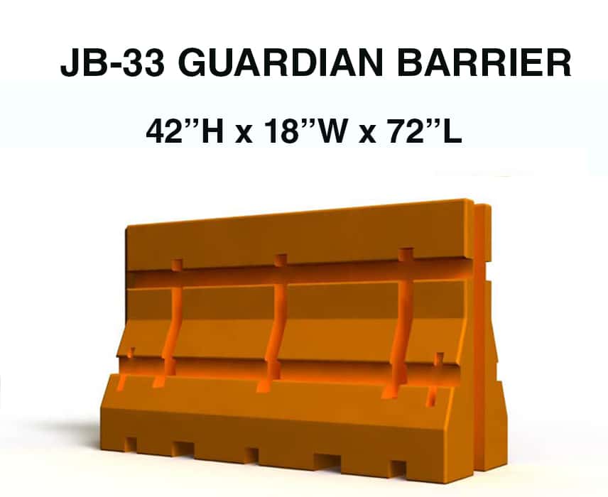 plastic jersey barrier dimensions Be A Large Biog Image Archive