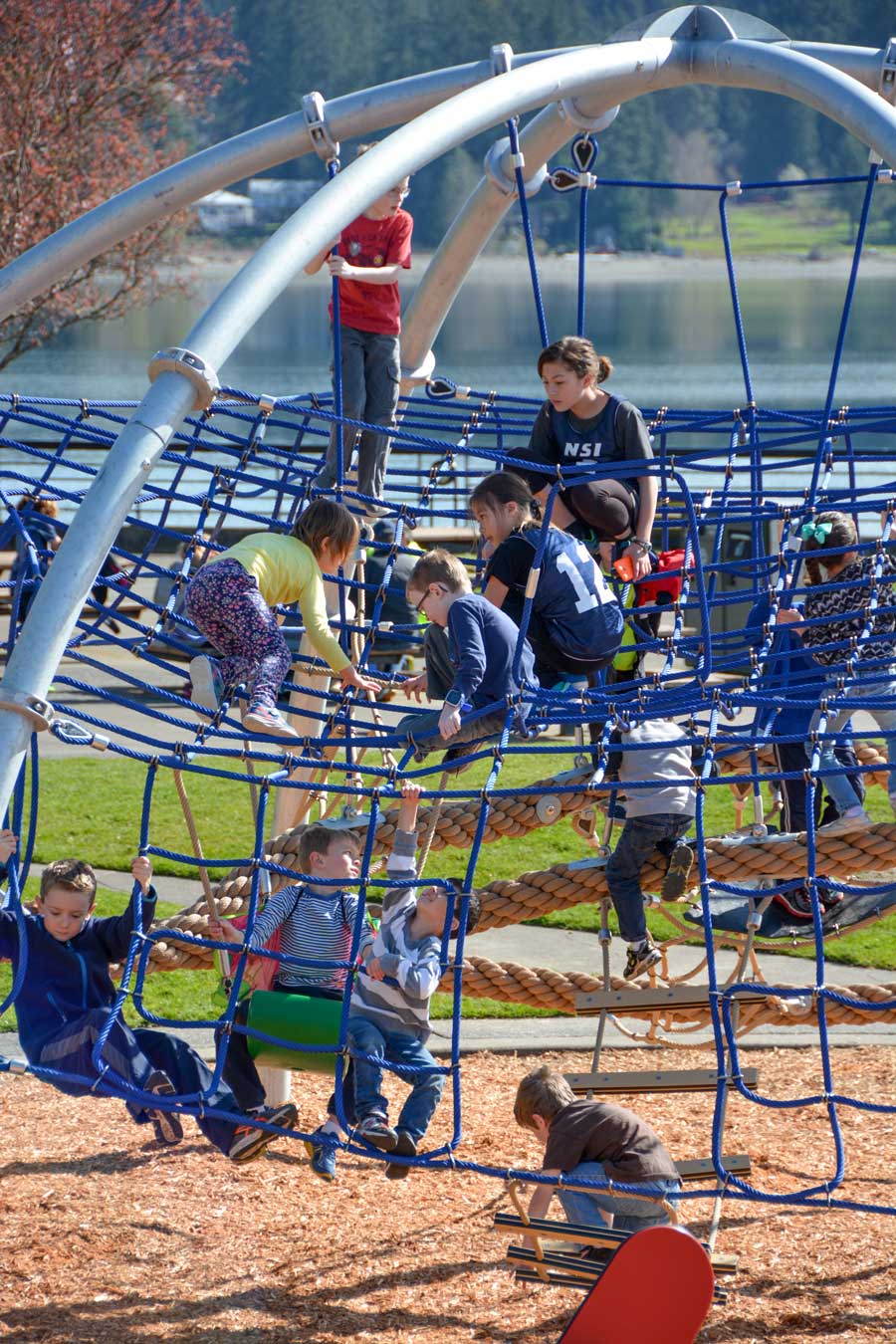 Silverdale Waterfront Park Maritime Playground Highwire