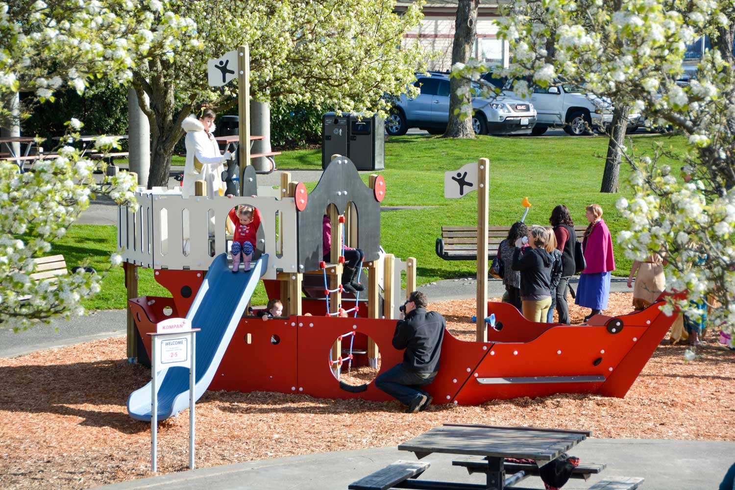 Silverdale Waterfront Park Maritime Playground Highwire