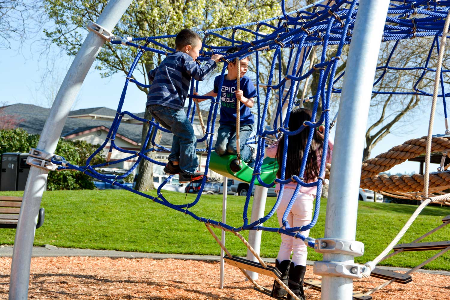 Silverdale Waterfront Park Maritime Playground Highwire