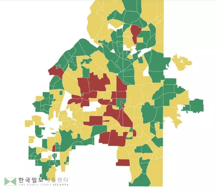 폭염 속 애틀랜타 치명적 위험 구역 한국일보 애틀랜타