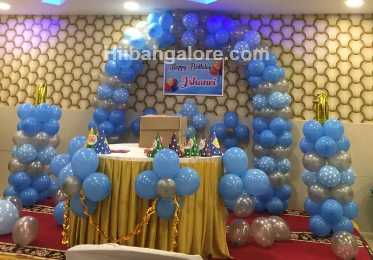 Simple birthday party balloon decoration Bangalore Best Birthday