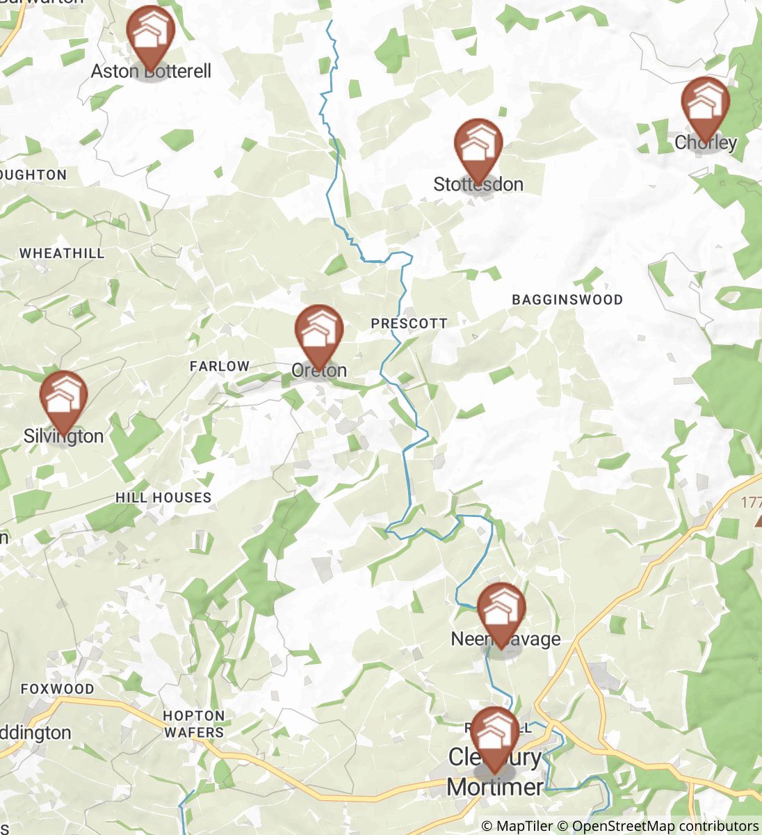 Loop Walk from Cleobury Mortimer via Jack Mytton Way England Food