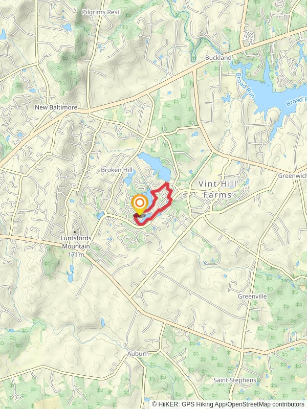 Lake Ashby and Lake Wesley Loop Fauquier County Virginia