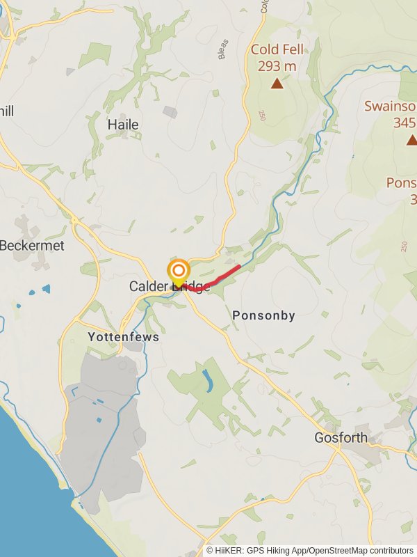 River Calder Walk via Calder Bridge Calder Bridge England