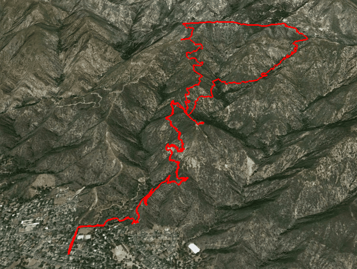 Echo Mountain Hike on the Sam Merrill Trail