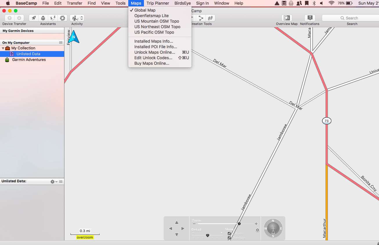 Creating a Hike For Garmin GPS