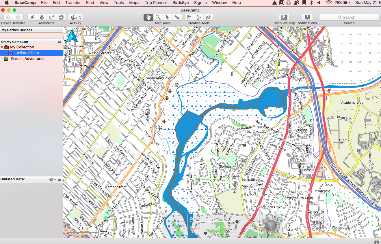 Creating a Hike For Garmin GPS