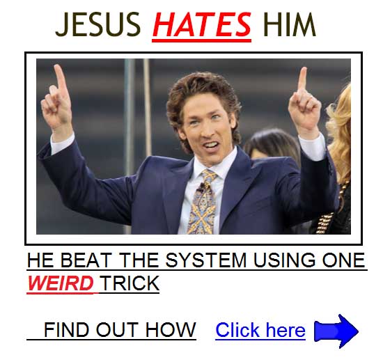 Jesus Hates This One Weird Trick