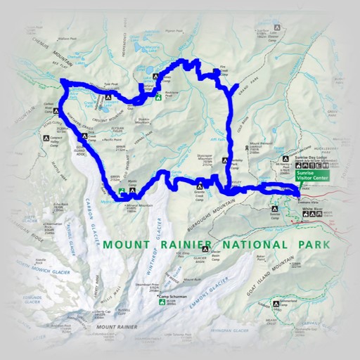 Hiking Tahoma Northern Loop