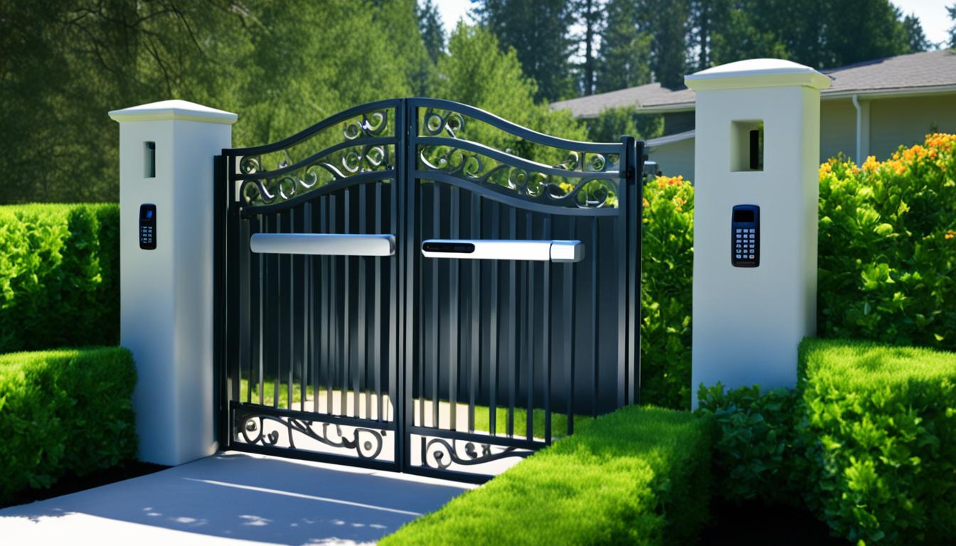 Secure Access Automatic Gate Opener with Keypad Hik Security