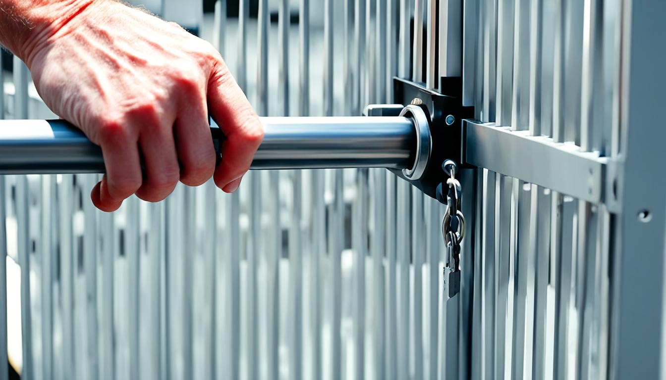 Manual Override Open Automatic Gates by Hand Hik Security