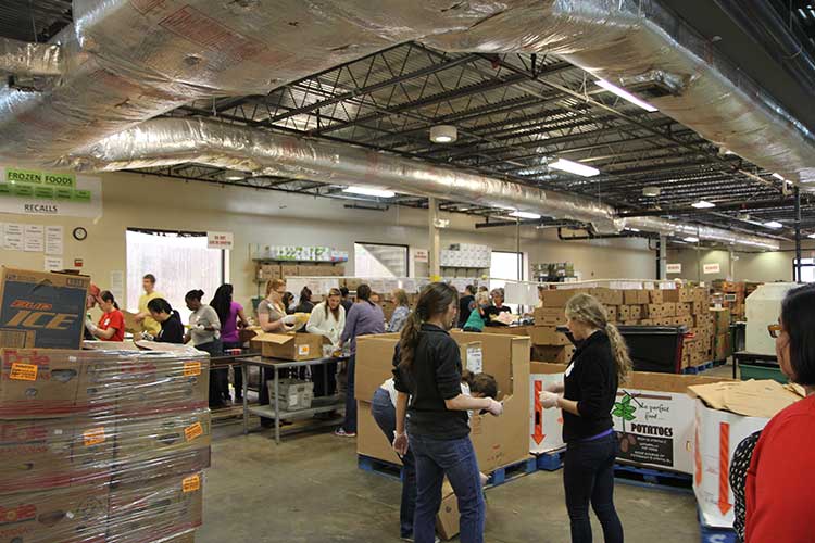 Capital Area Food Bank Feeding the Needy in Austin, Texas Hilah Cooking
