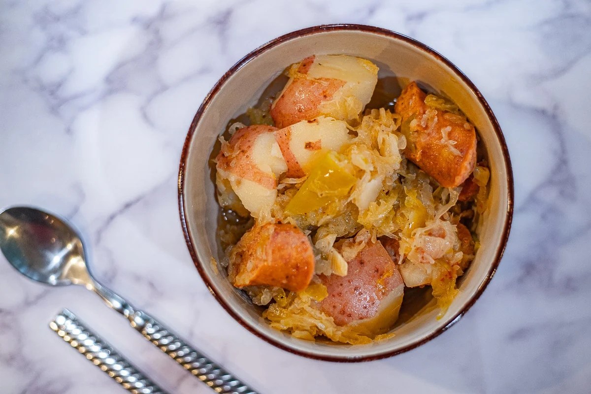 Kielbasa and Sauerkraut Dinner Hilda's Kitchen Blog