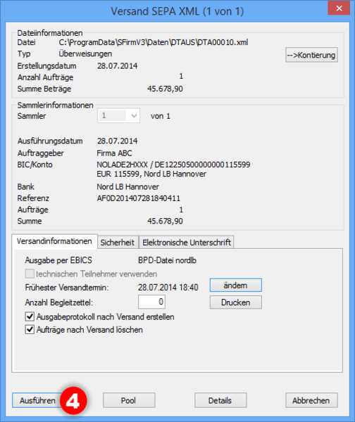 Fremddateien versenden SFirm HilfeCenter
