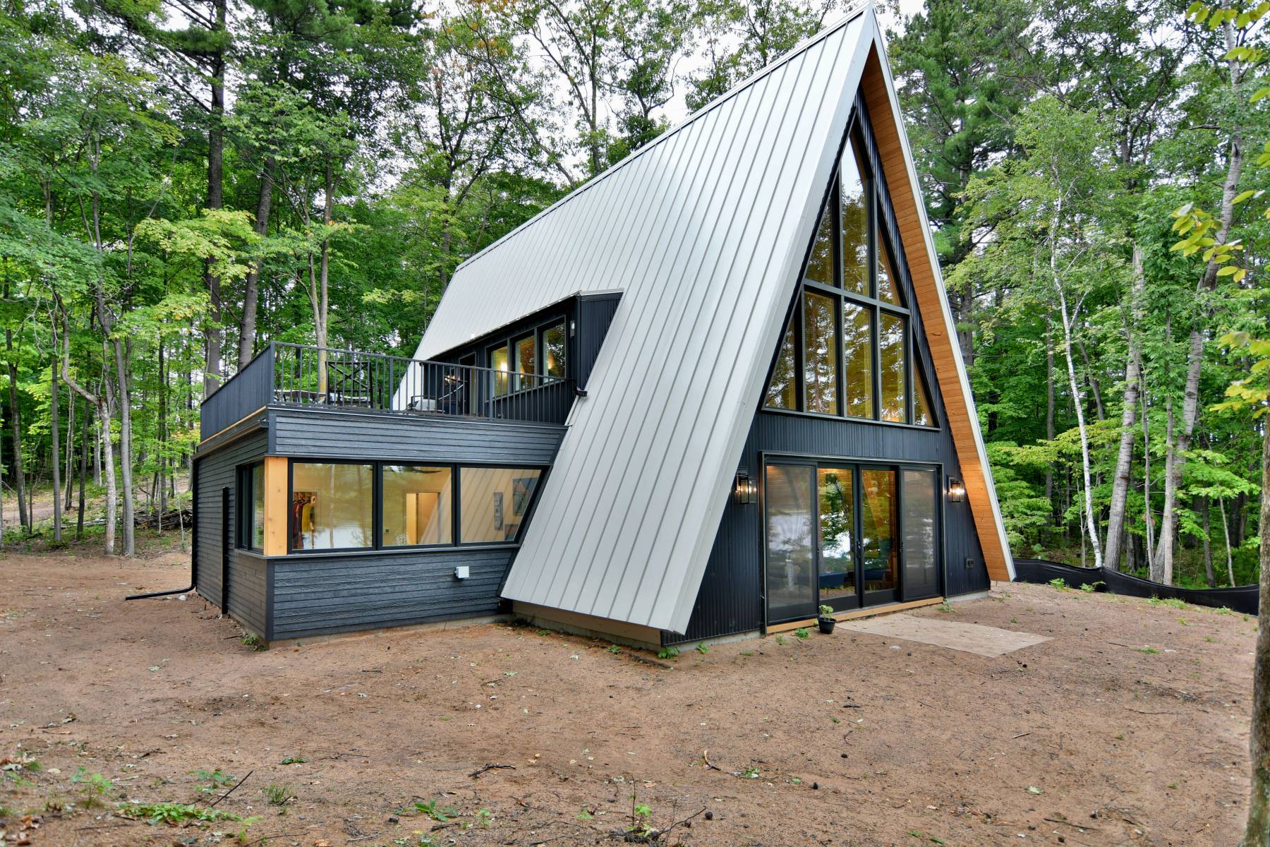 New Contemporary AFrame Home Built by Hill Construction