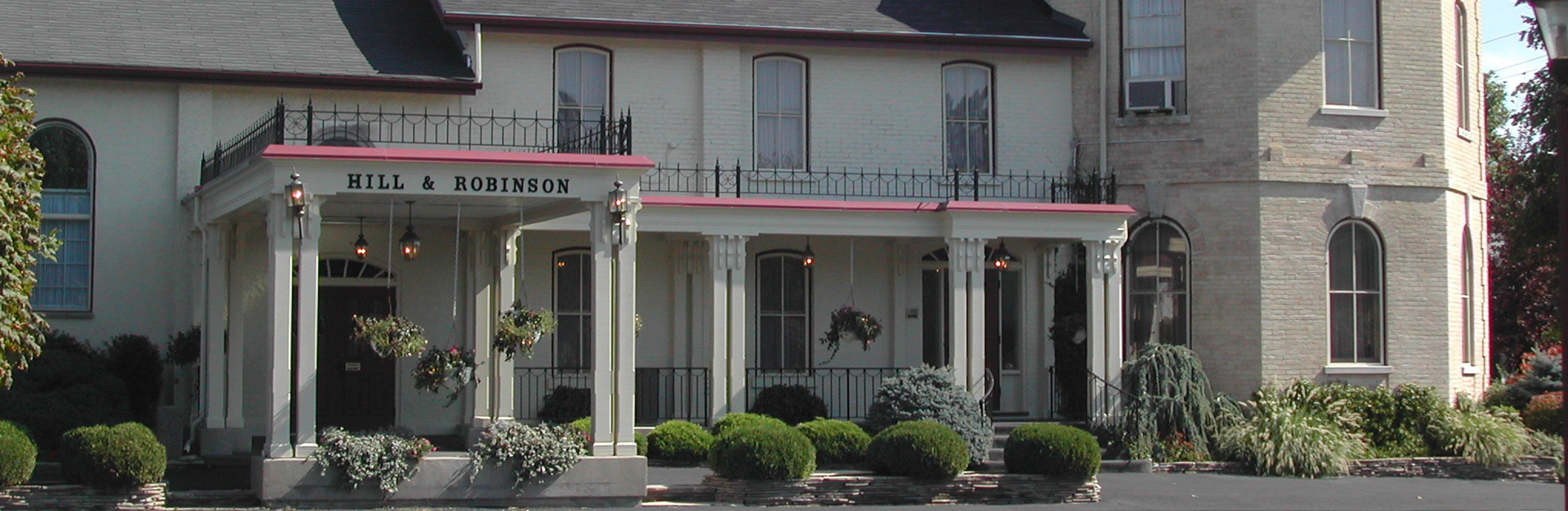Home to Hill and Robinson Funeral Home located in Brantfo...