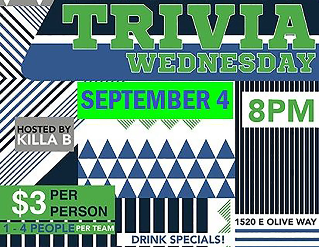 Hillside September Trivia Hillside Bar