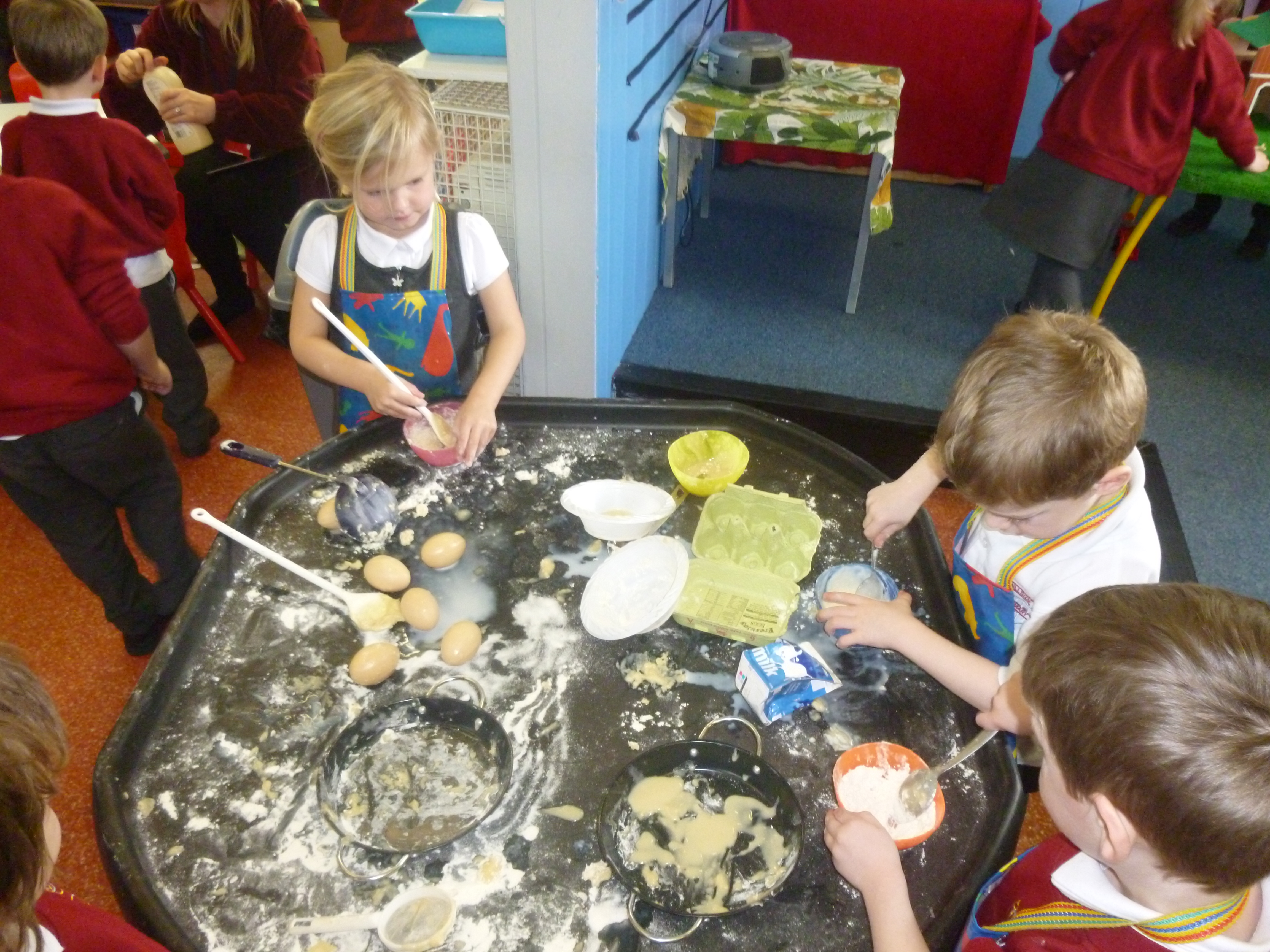 A funfilled week of pancakes in Nursery! Hillside Primary School